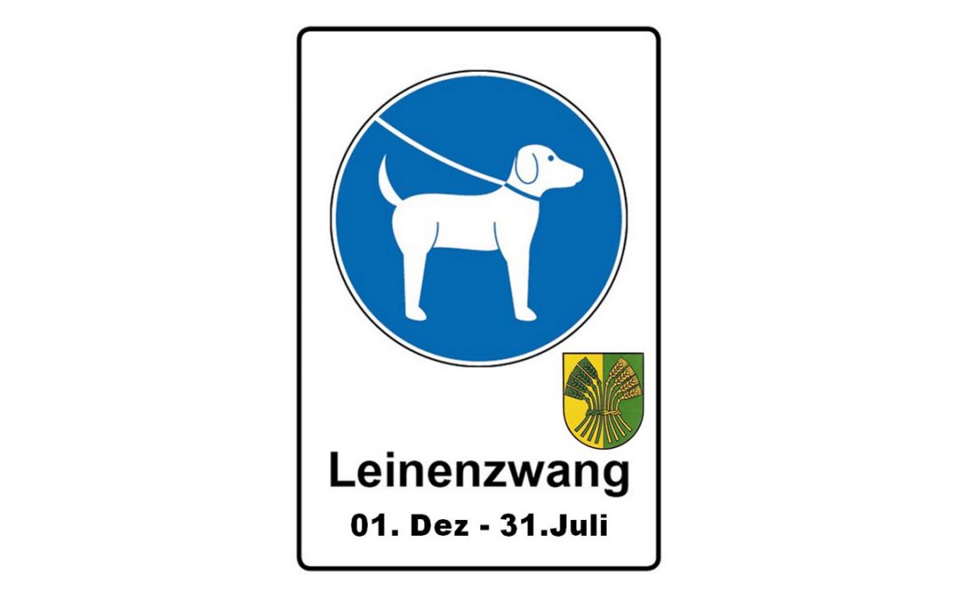 Leinenzwang in der Samtgemeinde Velpke für Hunde
