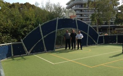 Ankündigung des Projektes “Fun-Court” in Danndorf