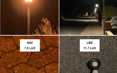 Kosteneinsparung in Danndorf durch LED-Straßenlampen