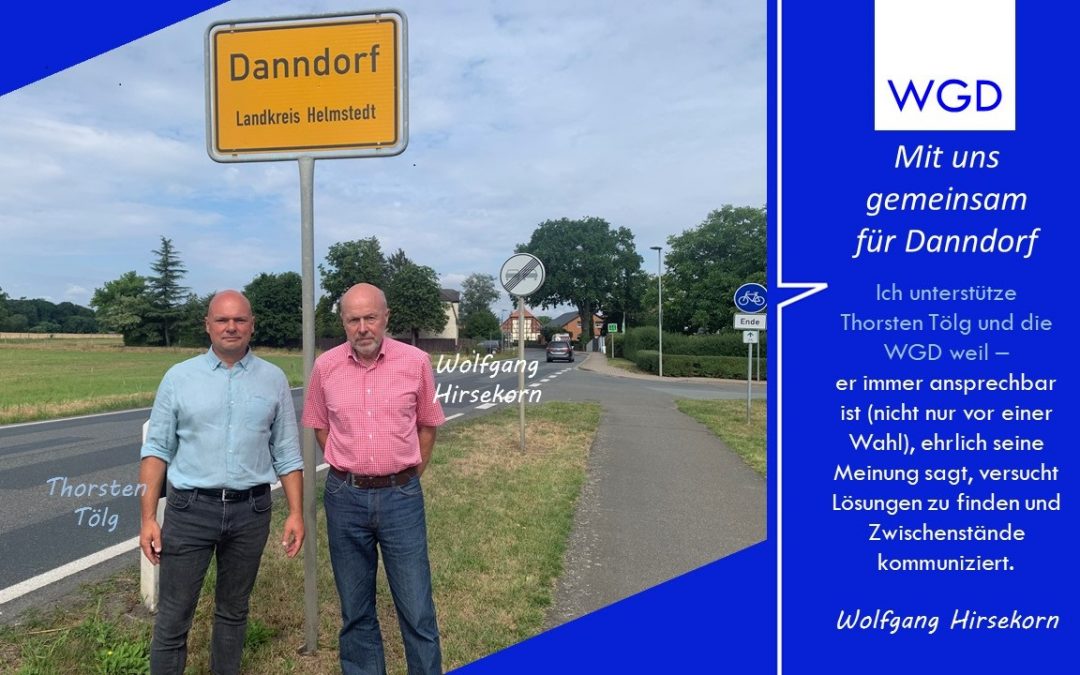 Mit uns für eine effektive Verkehrssicherung in Danndorf