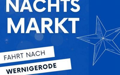 Anmeldung Weihnachtsmarktfahrt Wernigerode