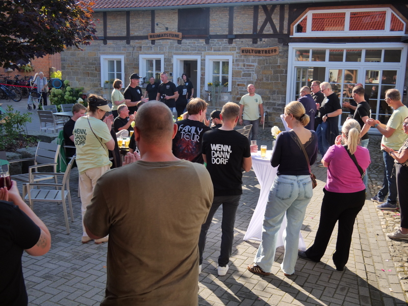 875-Jahres-Helfer-Party der Gemeinde Danndorf