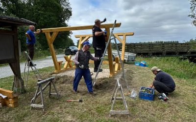 Rastplatzhütte „Sturmburg an der Aller“ errichtet