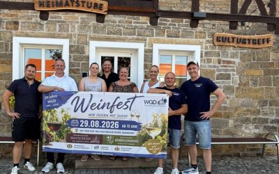 Vorbereitungen Weinfest am 29. August 2026 laufen