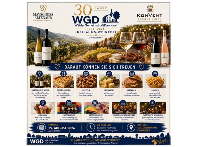 Das erwartet euch auf dem Weinfest am 29.08.2026