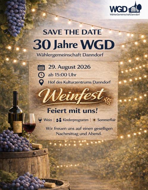 SAVE THE DATE – Weinfest in Danndorf