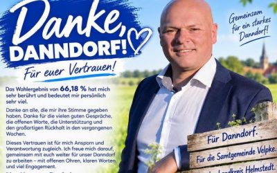 Bürgermeister Tölg und WGD sagen Danke