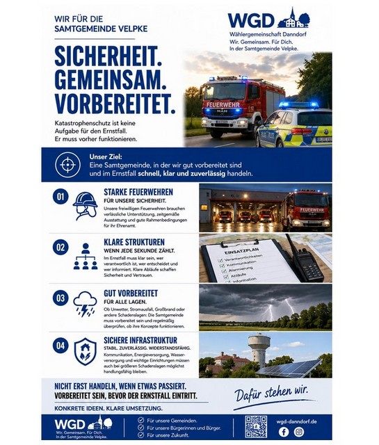 Sicherheit. Gemeinsam. Vorbereitet.