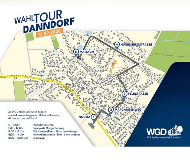WGD-Wahltour durch Danndorf am 12.09.2026